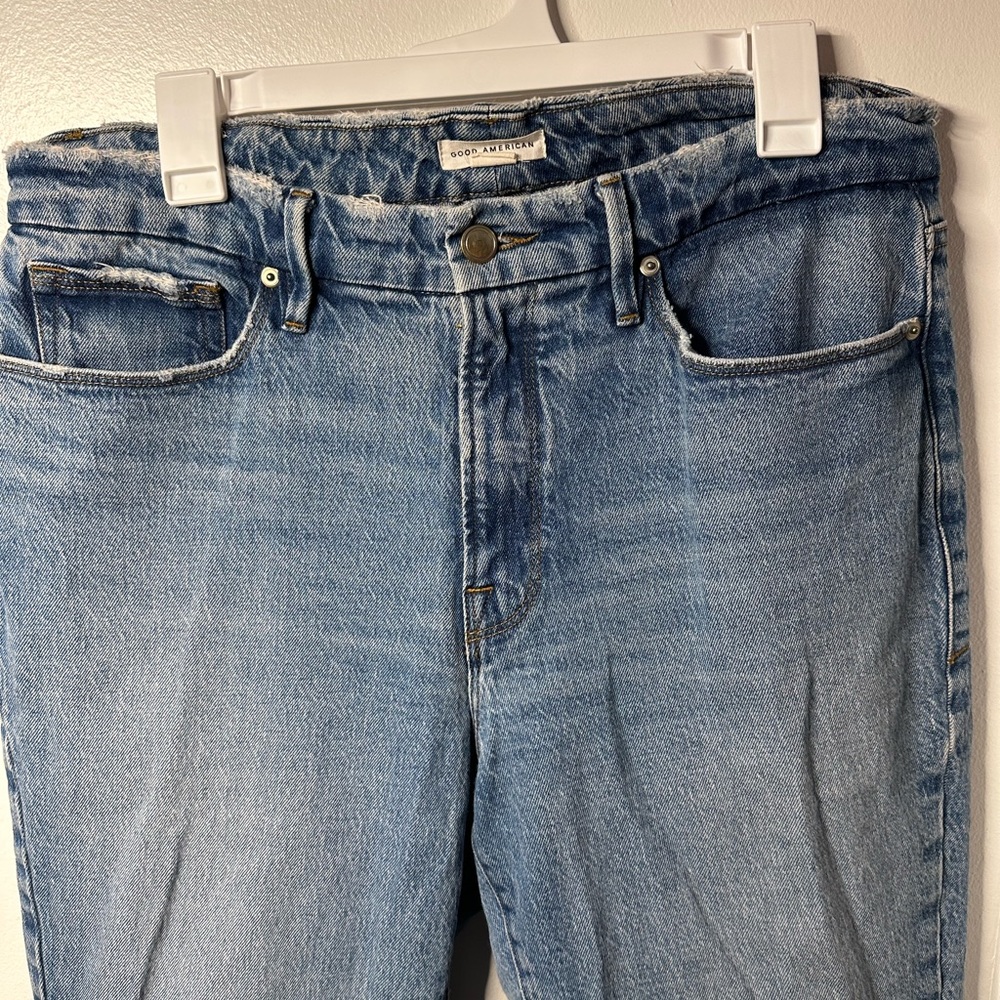 Good American Distressed Denim Jeans